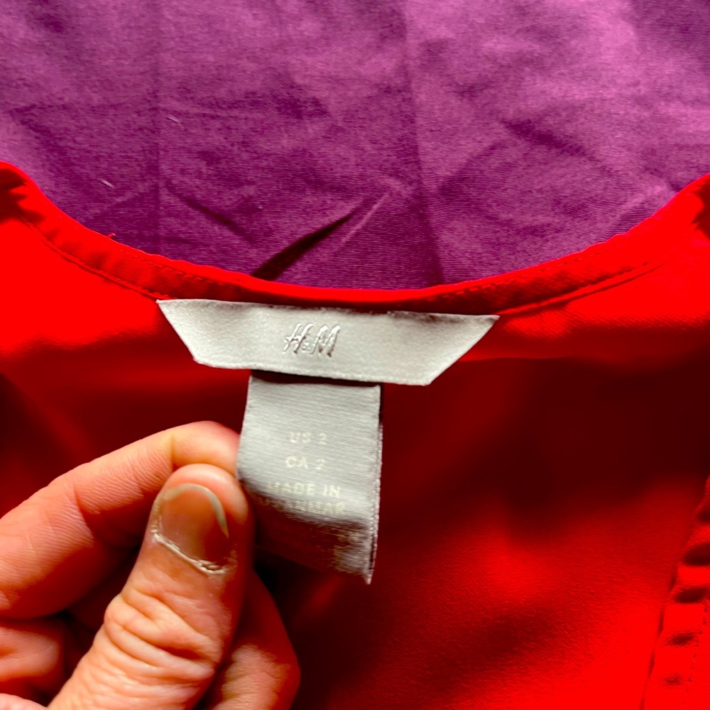 H&M  Red Top